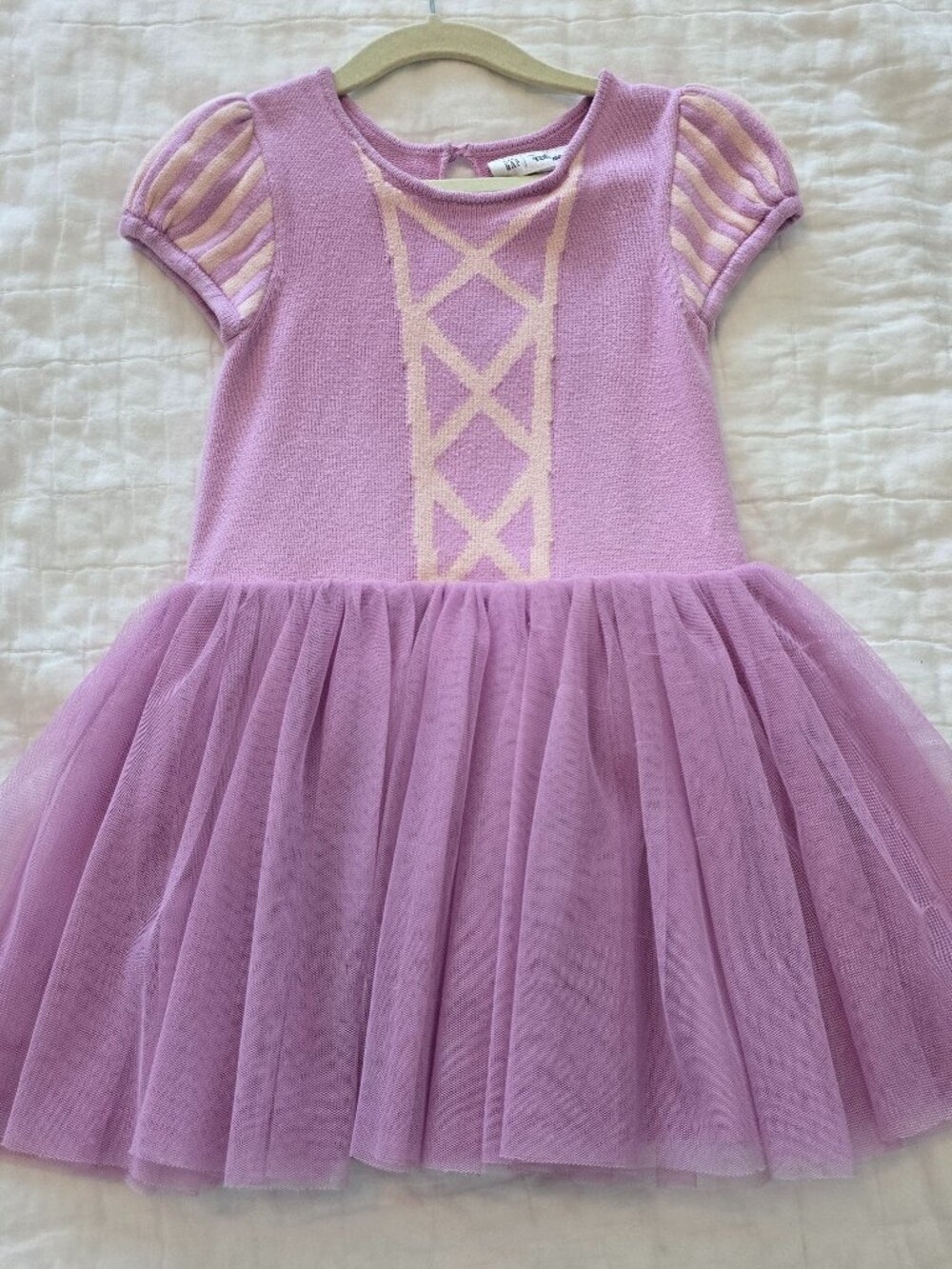 Size 3Y Baby GAP Disney Rapunzel Knit & Tutu Dress